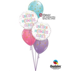 Bukiet 1401 Sparkle Wherever You Go! Qualatex #97402-2 88399-3 43791 50322 43754